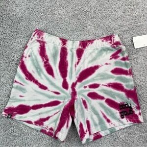 Body Glove Shorts Womens Medium NWT Loungewear Tie Dye Pockets New